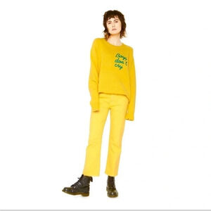 Sandrine Rose X Free People Straight Fit Cropped Jeans